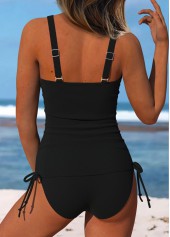 Lace Mid Waisted Light Pink Tankini Set | thumb picture 