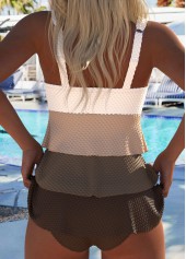 Mid Waisted Light Coffee Tankini Set | thumb picture 