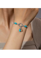 Mint Green Color Polyresin Detail Bracelet