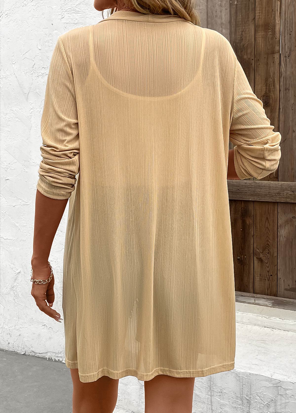 Lightweight Button Long Sleeve Light Cardigan | picture 