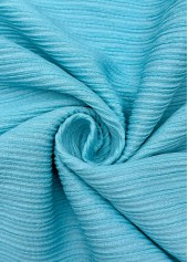 Mint Green Jacquard A Line Short Sleeve Dress | thumb picture 