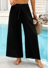 Black Ankle-length Cover Up Beach Pants | thumb picture 