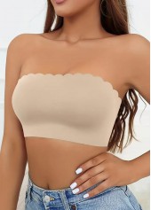Skin Color Seamless Strapless Bandeau Bra | thumb picture 