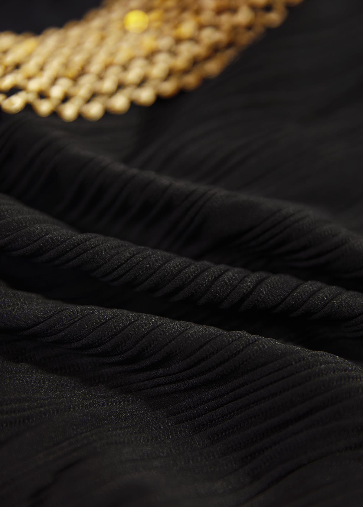 Jacquard High Waisted Black Bikini Set | picture 