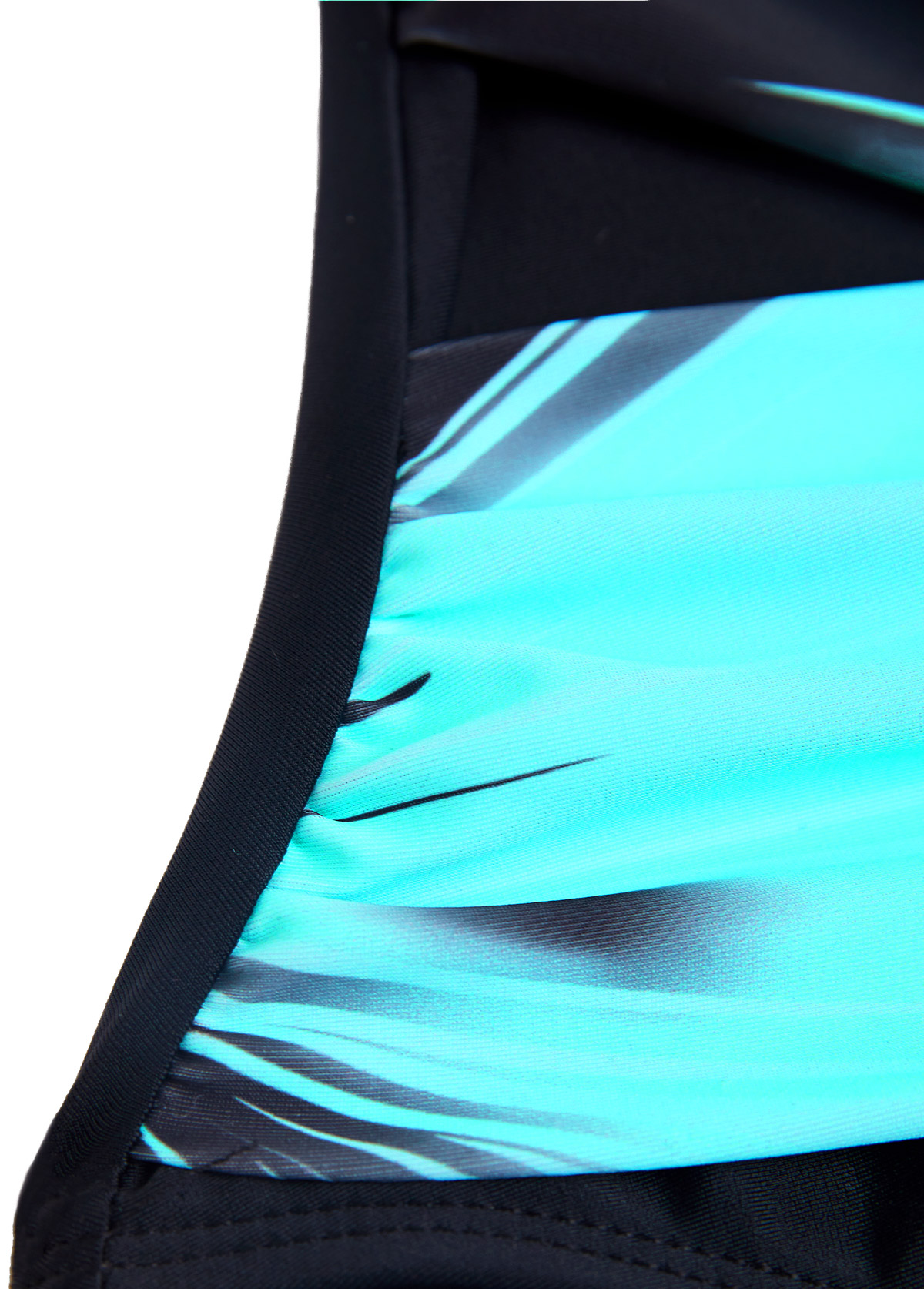 Criss Cross Ombre Cyan One Piece Swimwear | picture 