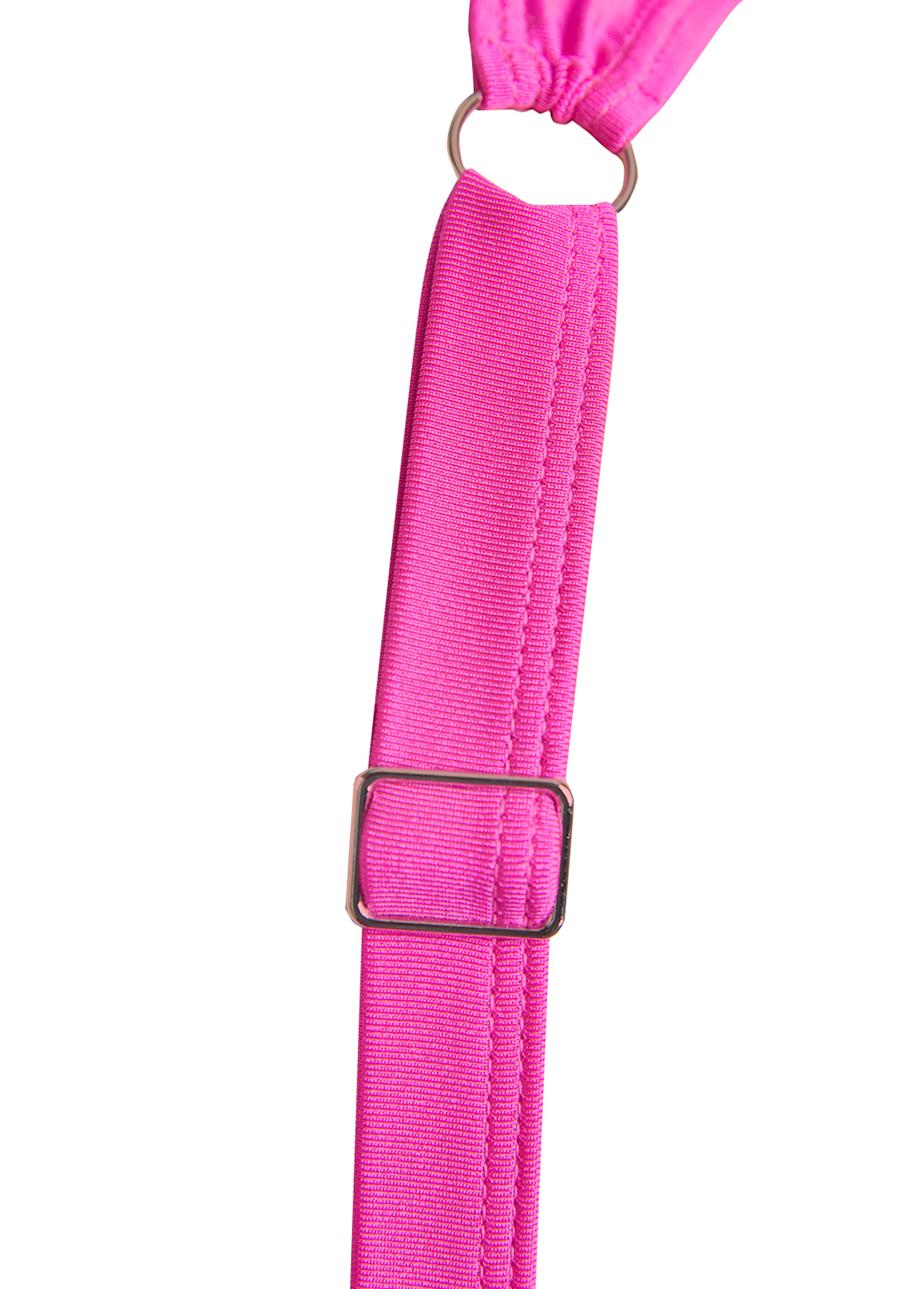 Patchwork Floral Print Hot Pink Tankini Set | picture 