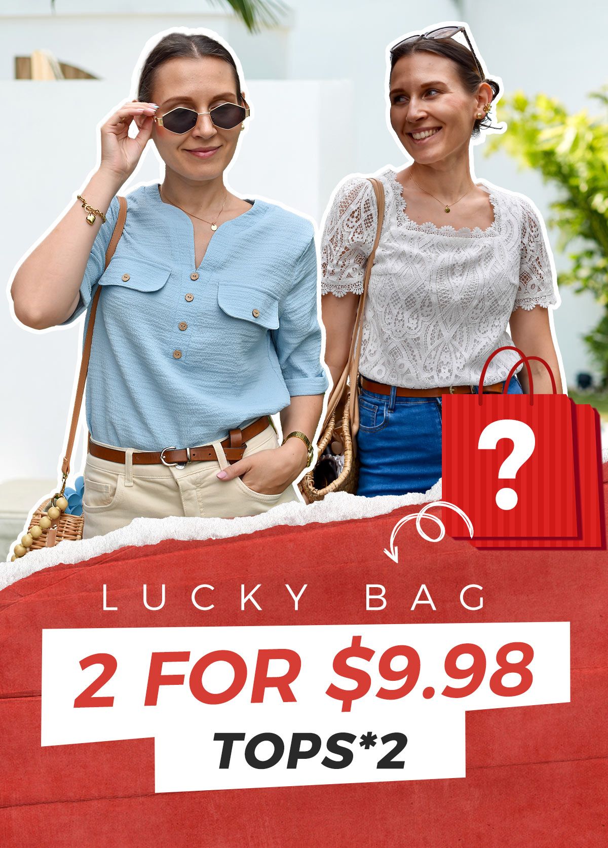 Lucky Bag-Random Color Spring&Summer Top-2 Pieces | picture 