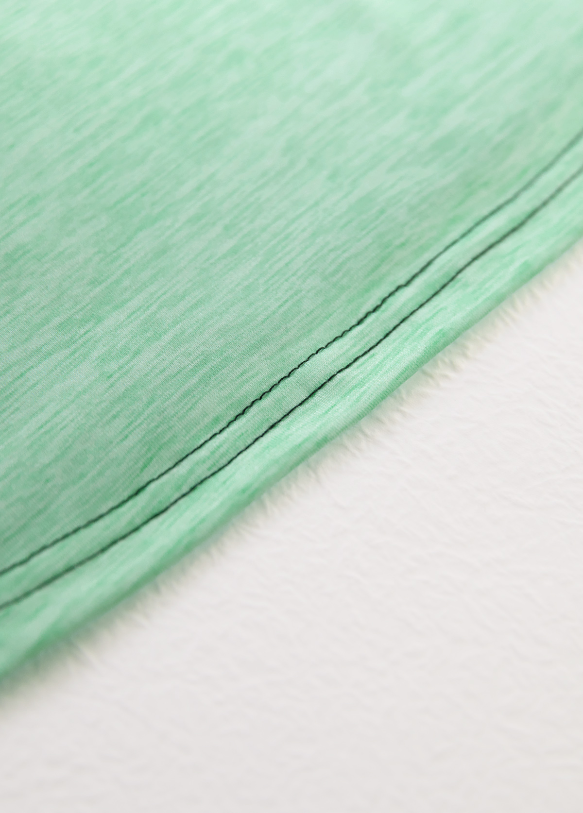 Black Patchwork Geometric Print Short Sleeve T Shirt | picture 