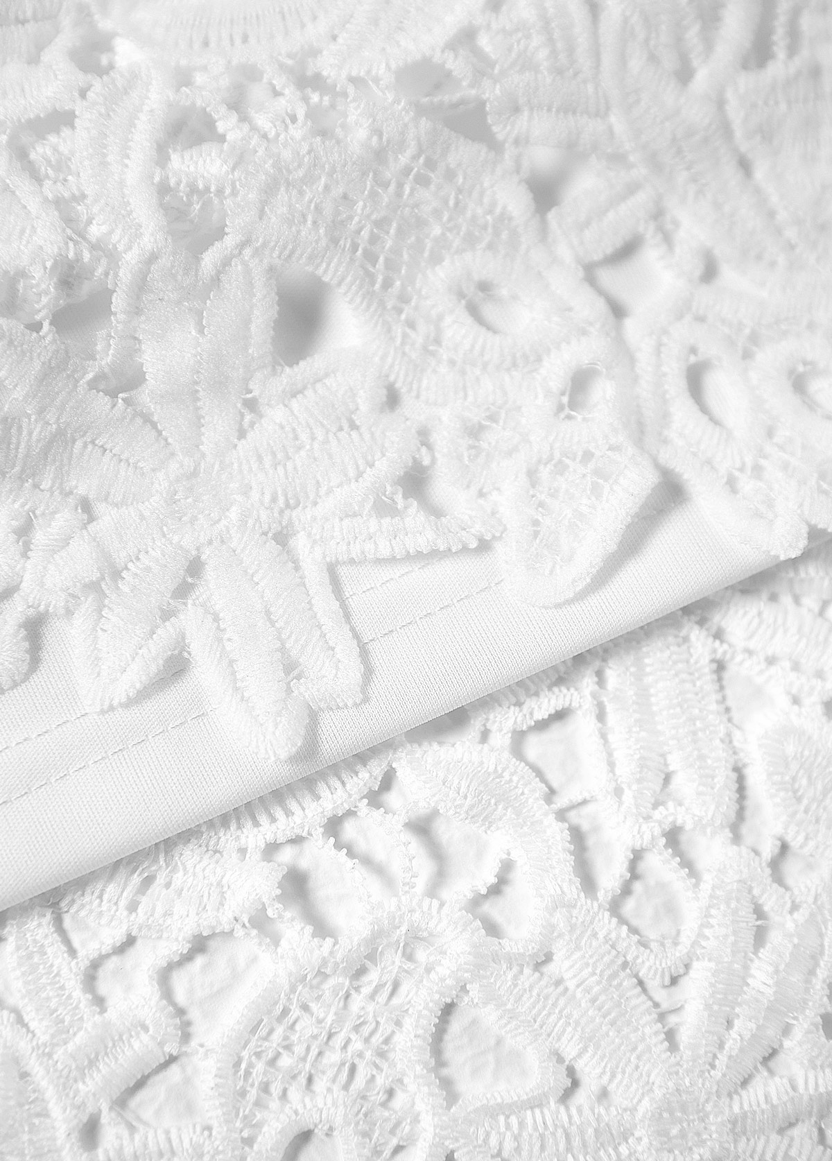 White Layered Strappy V Neck Camisole Top | picture 