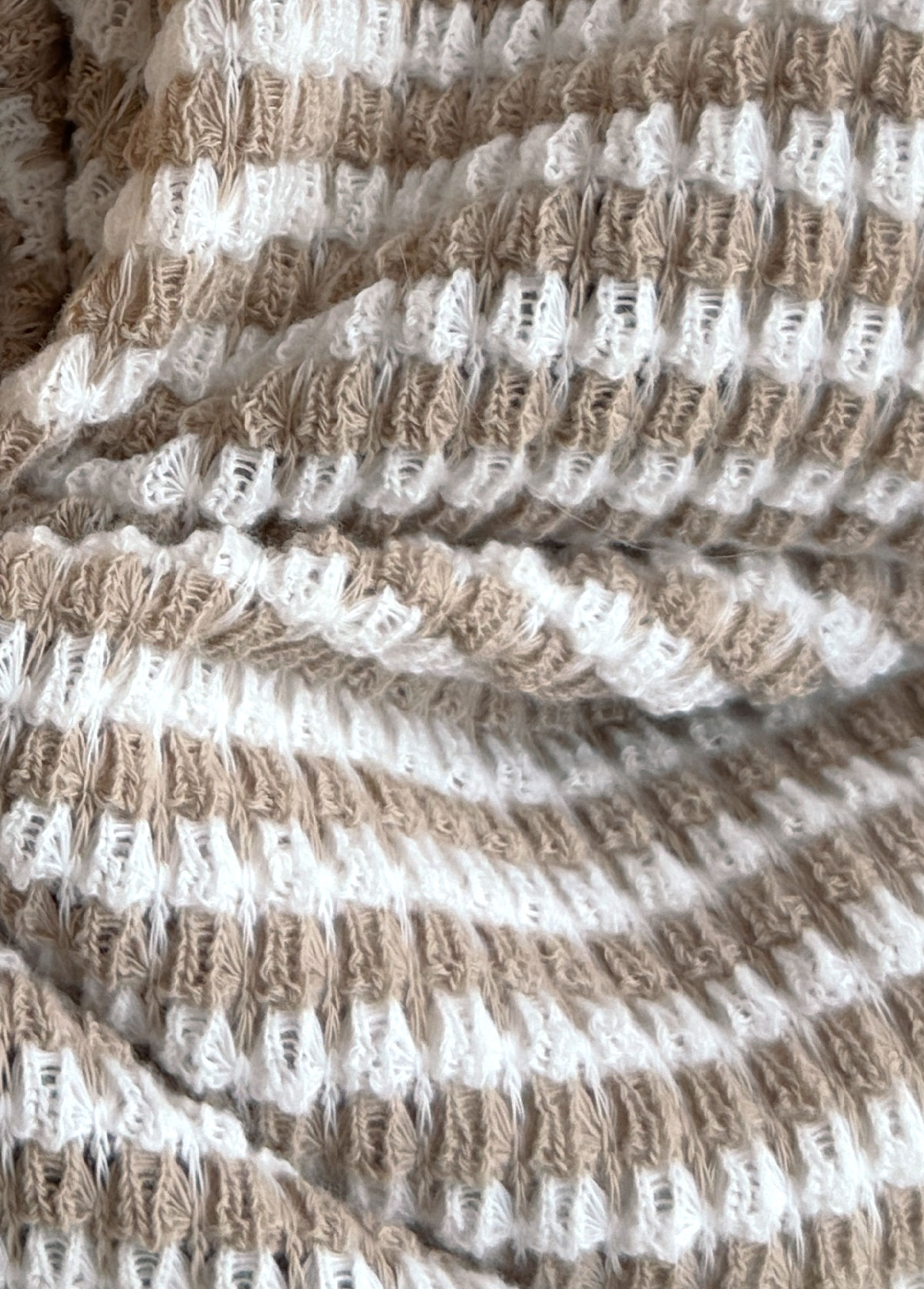 Beige Tummy Coverage Short Sleeve Split Neck T Shirt | picture 