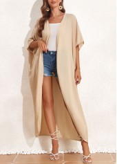 Tie Light Coffee Belted Cover Up | thumb picture 