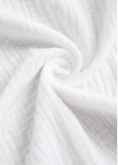 Lace V Neck White Cover Up | thumb picture 