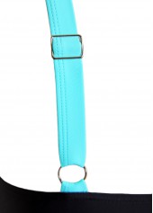 Criss Cross Ombre Cyan One Piece Swimwear | thumb picture 