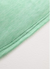 Black Patchwork Geometric Print Short Sleeve T Shirt | thumb picture 