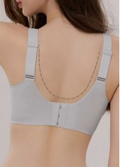 Light Grey Push-up V Neck Bra | thumb picture 