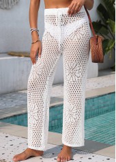 White Hollow Cover Up Beach Pants | thumb picture 