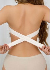 Raw White Color Detail Bandeau Bra | thumb picture 