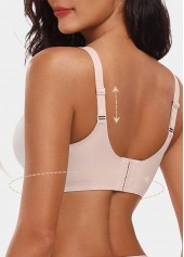 Skin Color Push Up V Neck Bra | thumb picture 