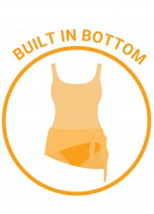 Ruffle One Shoulder Light Blue One Piece Swimdress | thumb picture 