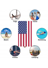 American Flag Multi Color Beach Blanket | thumb picture 