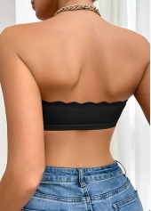 Black Seamless Push Up Bandeau Bra | thumb picture 