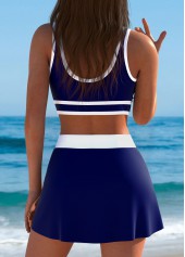 Thigh Slimmer High Waisted Royal Blue Bikini Set | thumb picture 