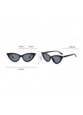 Black Color Cat Eye Plastic Sunglasses | thumb picture 