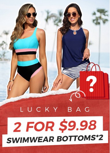 Lucky Bag-Random Color Swimwear Bottom-2 Pieces