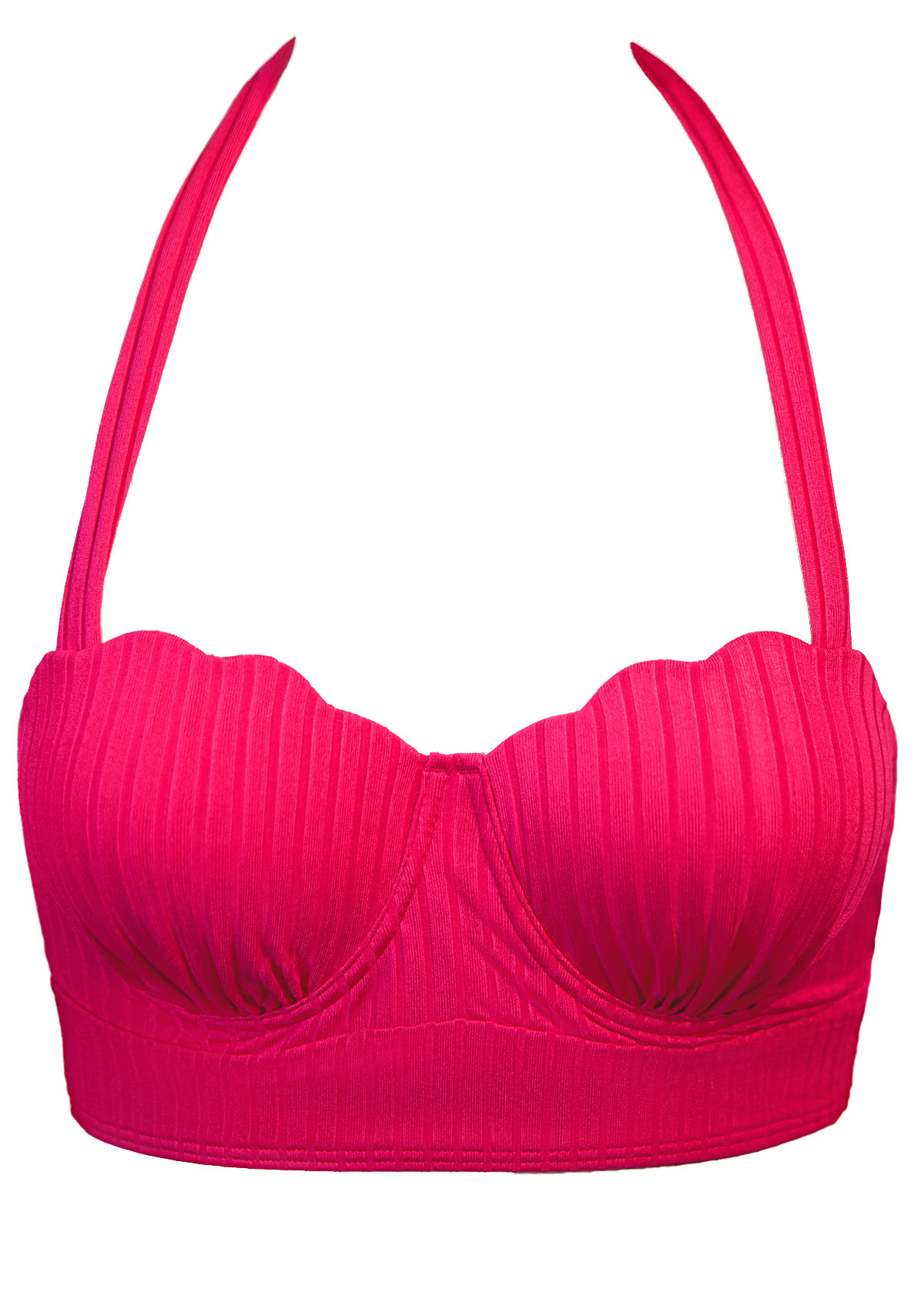 Hot Pink One Piece Swimwear and Bra | picture 