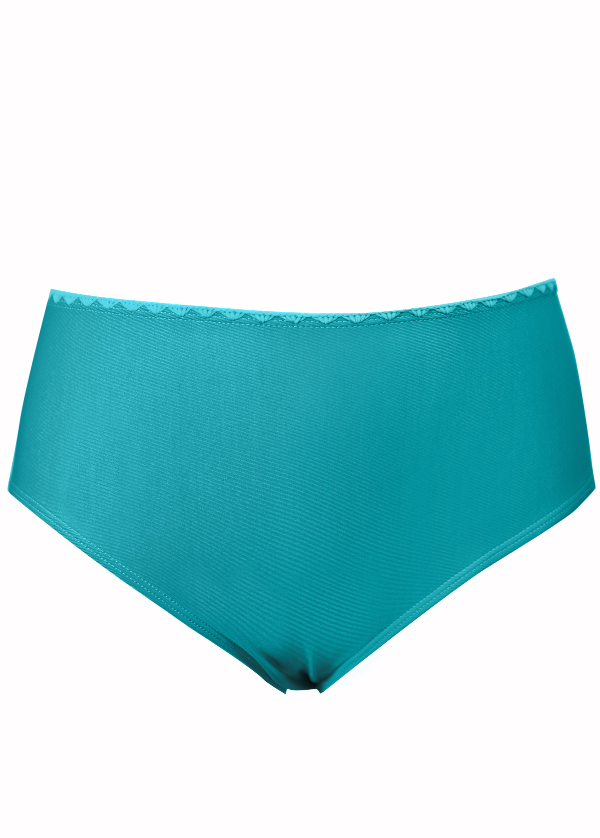 Criss Cross Mid Waisted Floral Print Cyan Tankini Set | picture 