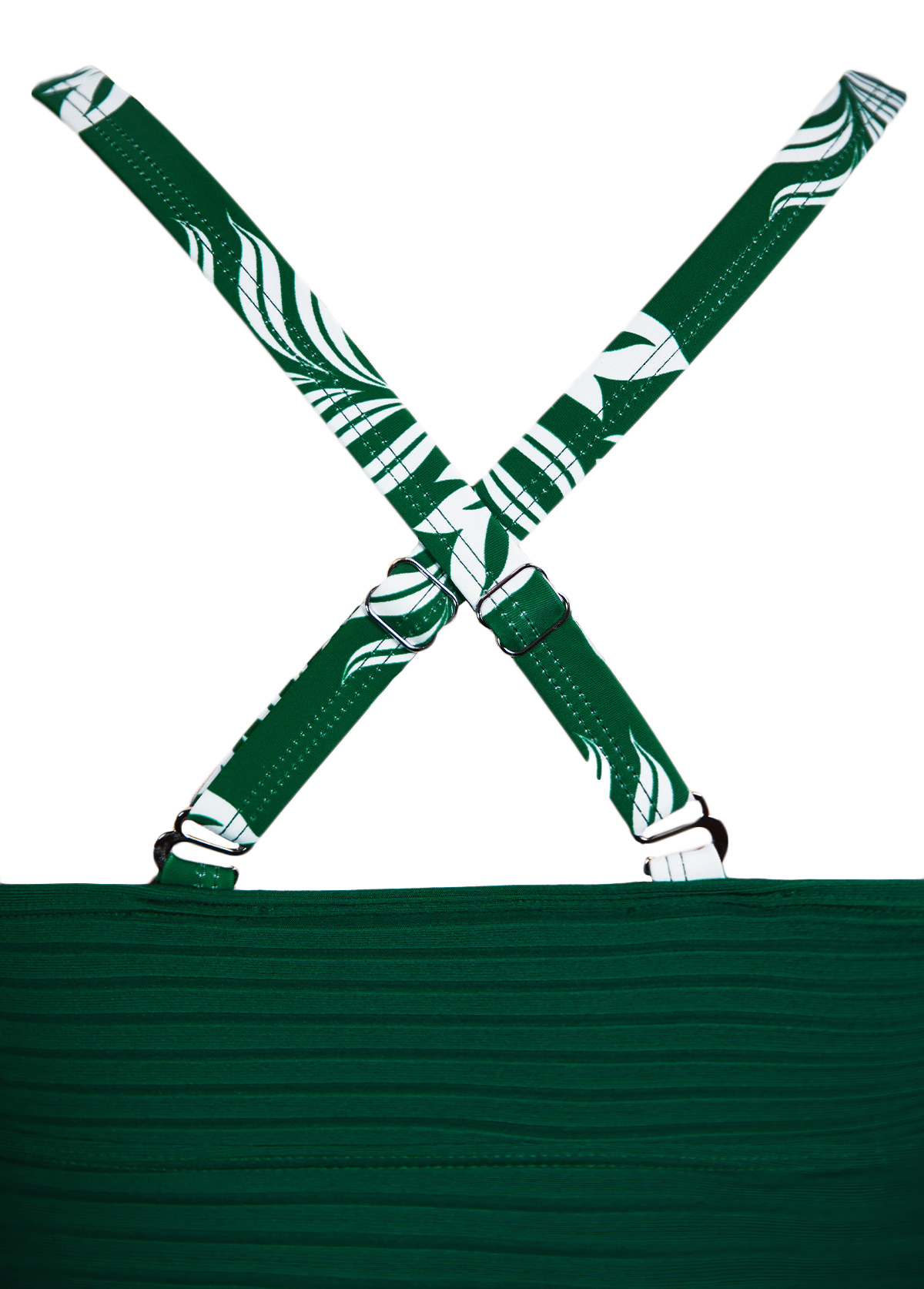 Criss Cross Mid Waisted Floral Print Tankini Set | picture 