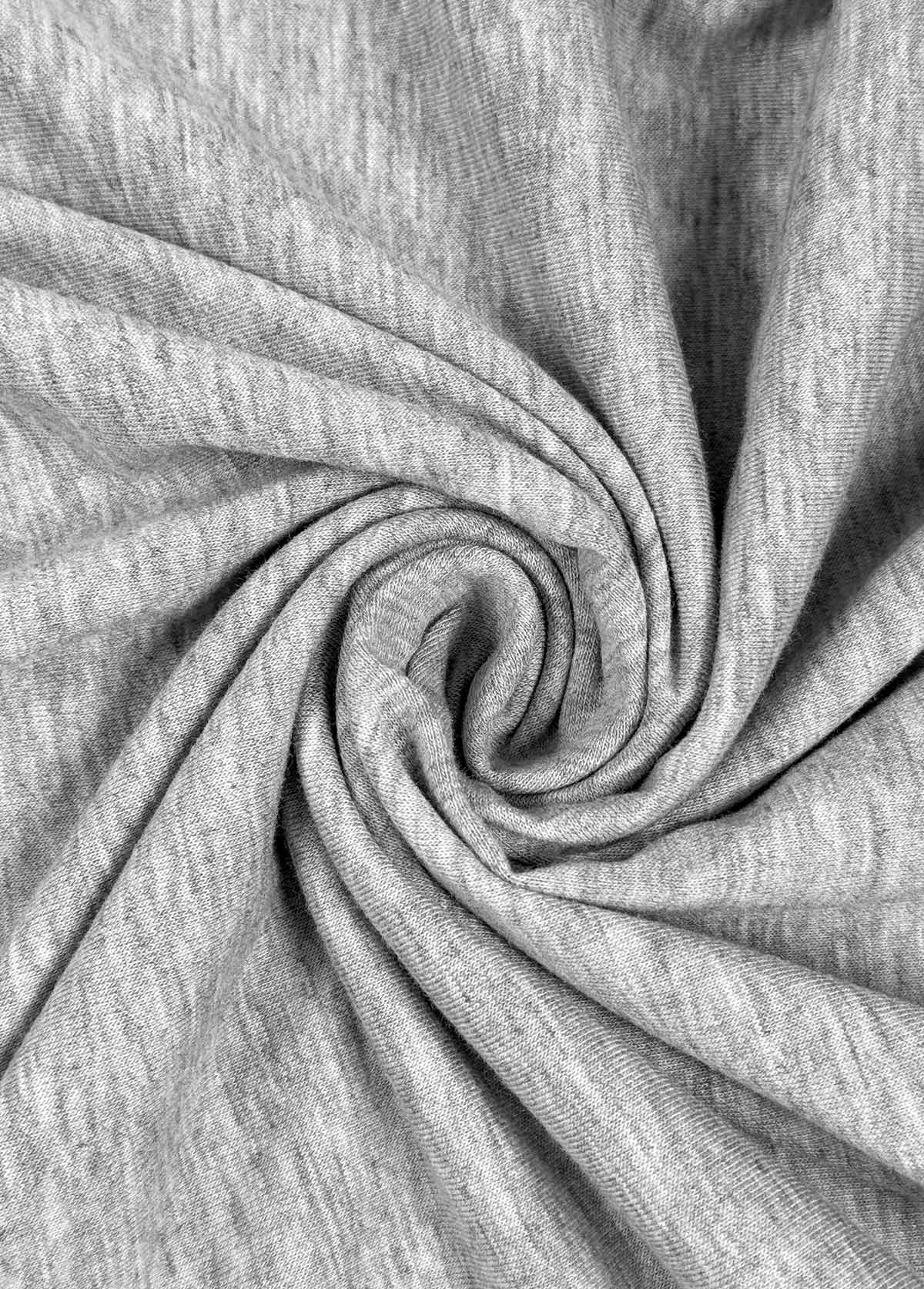 Light Grey Short Sleeve V Neck T Shirt | picture 