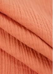 Orange Tummy Coverage Sleeveless V Neck Dress | thumb picture 