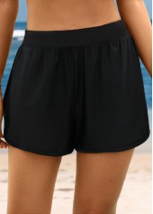 High Waisted White Color Swim Shorts | thumb picture 