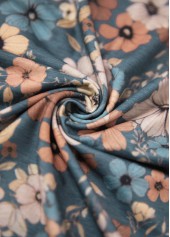 Multi Color Circular Ring Floral Print Sleeveless Tank Top | thumb picture 