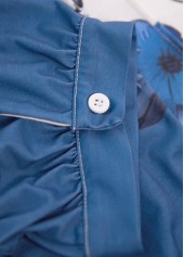 White Cut Out Floral Print Short Sleeve T Shirt | thumb picture 