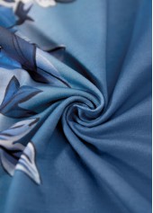 White Cut Out Floral Print Short Sleeve T Shirt | thumb picture 