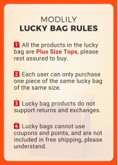 Lucky Bag-Random Color Plus Size Tops-2 Pieces | thumb picture 