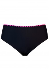 Jacquard Mid Waisted Hot Pink Tankini Set | thumb picture 