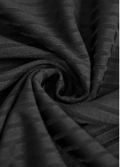 Two Piece Mid Waisted Black Tankini Set | thumb picture 