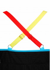 Two Piece Mid Waisted Black Tankini Set | thumb picture 