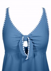 Two Piece Mid Waisted Floral Print Tankini Set | thumb picture 