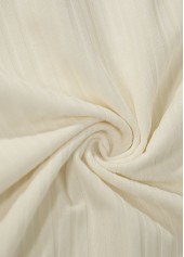 Ruched Mid Waisted Tropical Plants Print Beige Tankini Set | thumb picture 