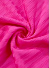 Mid Waisted Marine Life Print Hot Pink Tankini Set | thumb picture 