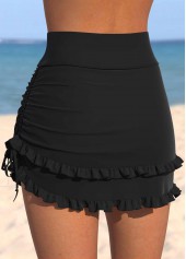 Asymmetry Paisley Print Red Tankini Top-No Bottom | picture 2