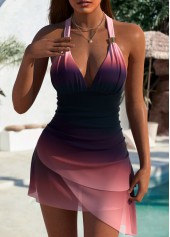 Ombre Multi Color Tankini Top-No Bottom | picture 1