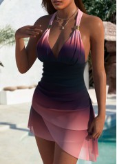 Ombre Multi Color Tankini Top-No Bottom | picture 3