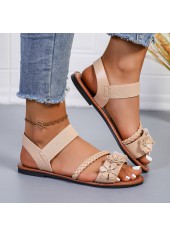 Light Coffee Color Round Toe Falt | thumb picture 