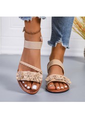 Light Coffee Color Round Toe Falt | thumb picture 