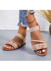 Light Coffee Color Round Toe Falt | thumb picture 